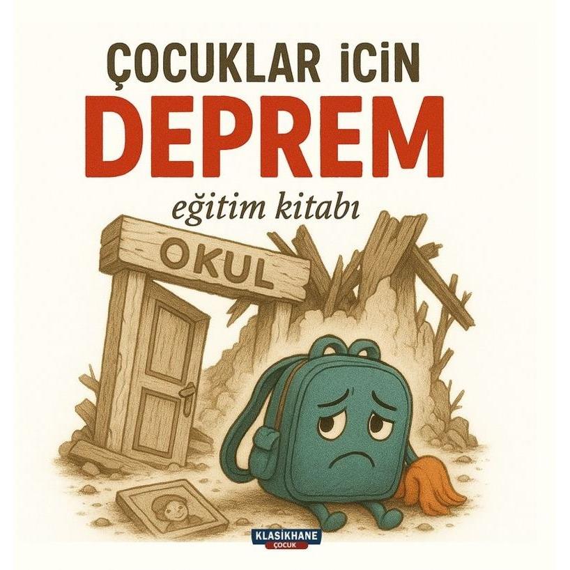 Çocuklar İçin Deprem Eğitim Kitabı 